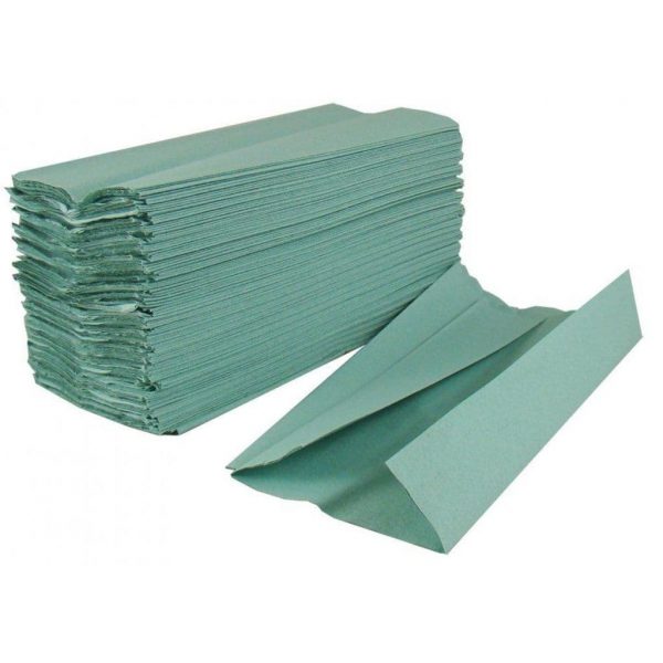 C-Fold Multi Fold Paper Hand Towels in GREEN 2640 Case 